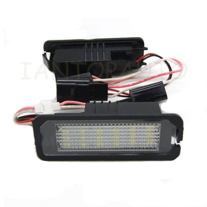 LED Car License Number Plate Lamp For VW GOLF Porsche